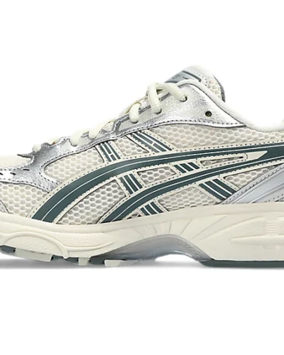 ASICS GEL-KAYANO 14 Sneakers In Birch And Dark Pewter