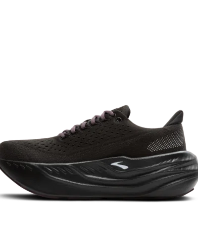 Brooks Men's Glycerin Max Sneakers In Black With White Logo