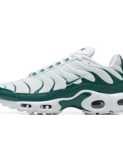 Nike Air Max Plus TN  Sneakers In White And Green