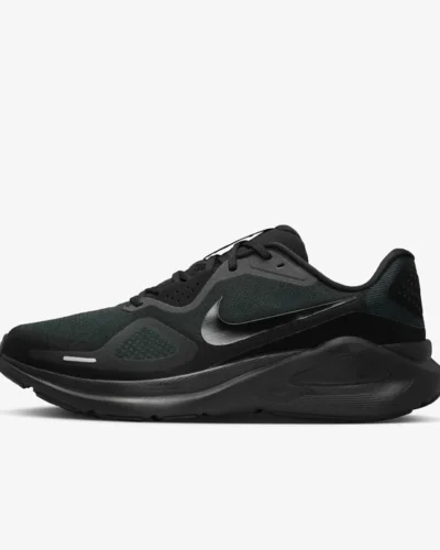 Nike Structure 26 Sneakers In Triple Black