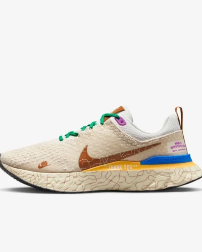 Nike React Infinity Run Flyknit 3 Premium In Beige