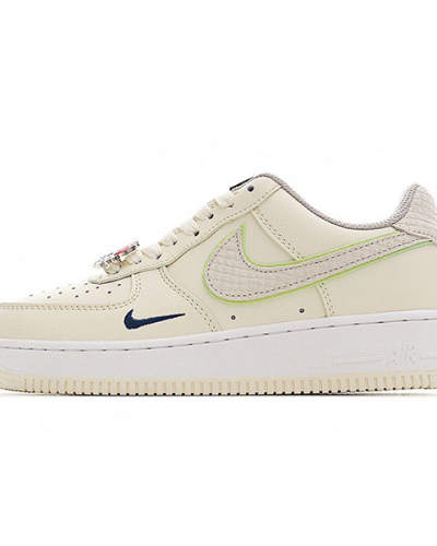 Nike Air Force 1 Low '07 "Year of the Dragon" Sneakers In Ivory