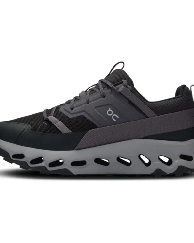 On Cloudhorizon Hiking Sneakers In Black And Alloy